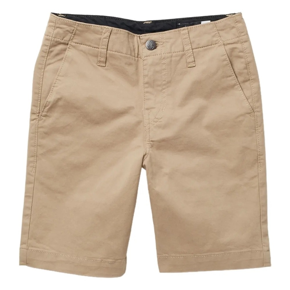 Boys Volcom Frickin Racket Khaki Shorts Sz 10